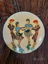 Piatto decorativo  in ceramica  Puigdemont con cop