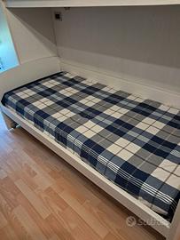Letto singolo con letto estraibile + scrivania