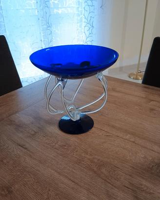 centrotavola blu