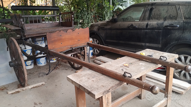 Calesse antico tutto legno