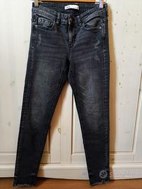 Jeans neri ragazza, Zara, tg 34