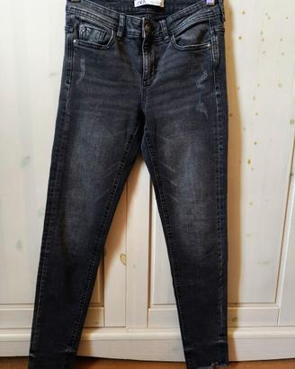 Jeans neri ragazza, Zara, tg 34