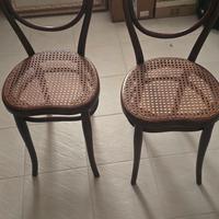 Sedie originali Thonet in faggio curvato 