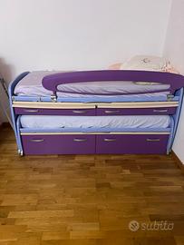 Letto a castello e settimino, cuboti