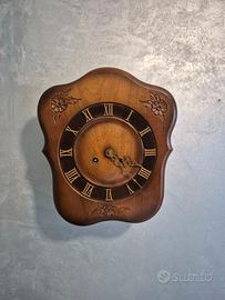 orologio da parete  antico in legno Hemler 