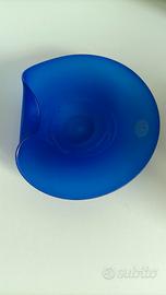 Piattino blu di Murano firmato Rosis
