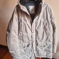 giaccone uomo invernale Parka con cappuccio.