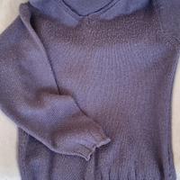 Maglione lana uomo viola Solo Uomo