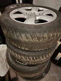 Cerchi lega Audi 17 con gomme termiche
