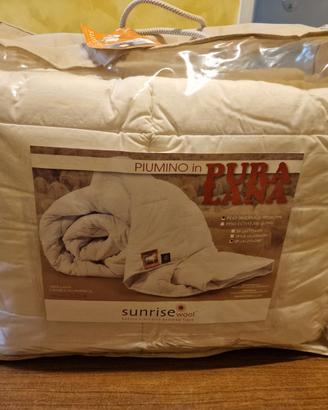 Piumone matrimoniale invernale 100% lana