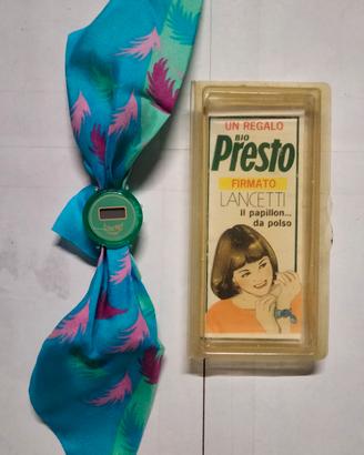 Orologio Lancetti gadget Bio Presto 1987
