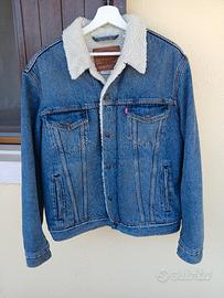 giacca Levi's Sherpa Trucker TypeIII denim blu tgM