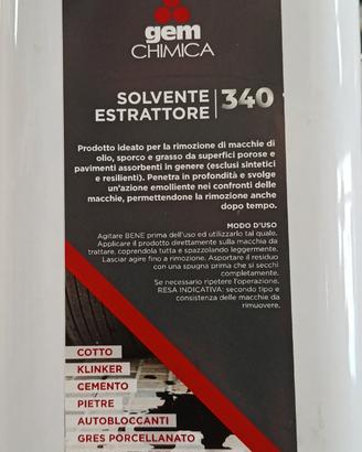 PRODOTTO PER RIMOZIONE MACCHIE 