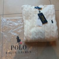 Maglione bianco Ralph Lauren Taglia M