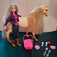 barbie Hanna Montana e cavallo Nibbles