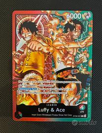 Carta One Piece Luffy& Ace ST30-001 NM