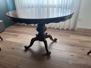 Tavolo rotondo allungabile