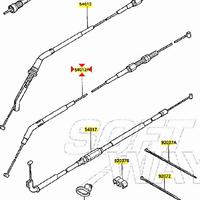 Cavo gas chiusura Kawasaki GPZ RX 1000 540121296