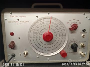 oscillatore modulato  scuola radio Elettra Mod 412