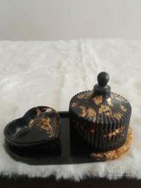 Set Portaoggetti Resina 