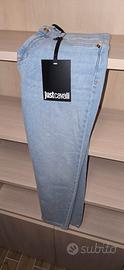 Jeans donna Firmato Roberto Cavalli colore Blu sky