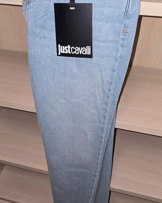 Jeans donna Firmato Roberto Cavalli colore Blu sky