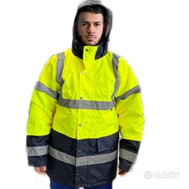 Giacca alta visibilità antivento antipioggia