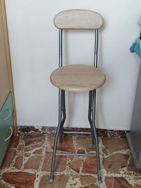 2 Sgabelli pieghevoli