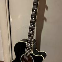 Chitarra elettroacustica Ibanez AEG8E-BK-27-82