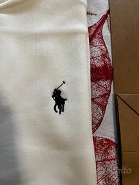 Maglione Quarter Zip uomo Ralph Lauren Bianco