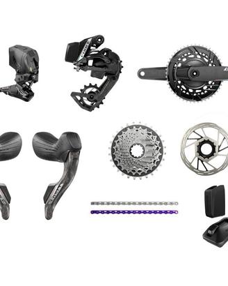 Gruppo Sram Force AXS E1 2x12v + Powermeter