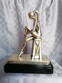 Scultura Ballerina Ottaviani Vintage Lamina Ag