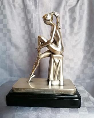 Scultura Ballerina Ottaviani Vintage Lamina Ag