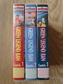 GREEN LEGEND RAN - 3 VHS  SERIE COMPLETA