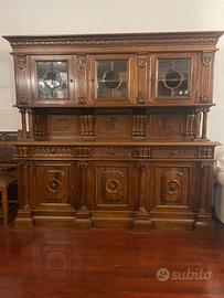 Credenza in noce massello