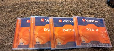 4 DVD R VERBATIN 4.7 GB