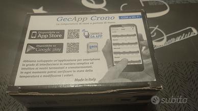 cronotermostato nuovo geca wi-fi
