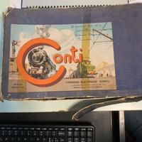 Trenino elettrico anni 60 CONTI in metallo