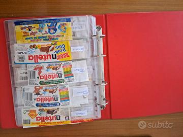 Raccoglitore cartine europee Nutella