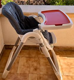 Seggiolone per bambini parzialmente funzionante