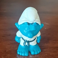 Puffo Karate Vintage 1981 Schleich Peyo West Germ.