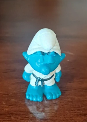 Puffo Karate Vintage 1981 Schleich Peyo West Germ.
