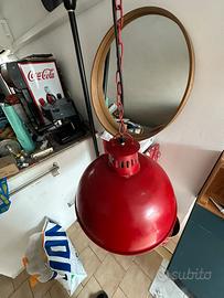 Lampadario rosso Maison du Monde