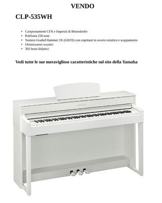 Yamaha Clavinova CLP-535WH