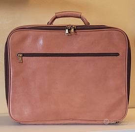 Piccola  valigia " I SANTI"  in pelle