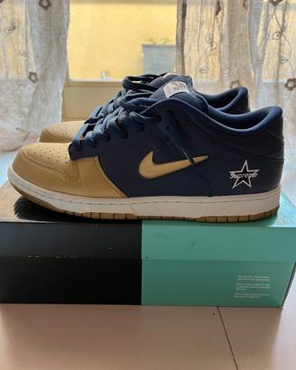 Nike Dunk Low Swoosh Gold X Supreme
