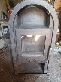 Stufa a Legna  in acciaio 