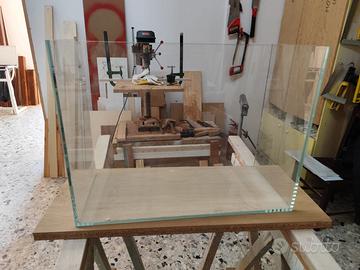 n.2 teche in vetro temperato nuove