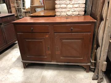Credenza '800 in abete 2 ante e 2 cassetti