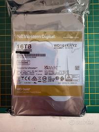 Hard disk HDD Western Digital Gold da 16TB